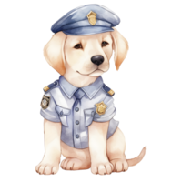 Police Dog Clipart PNG AI Generated