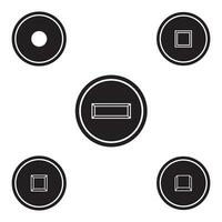 keyboard button icon vector