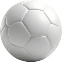 blanco fútbol pelota. ai generativo png