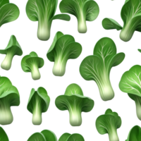 verde bok choy 3d ilustração. ai generativo png