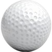 White golf ball. AI Generative png