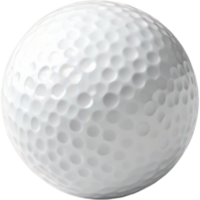 White golf ball. AI Generative png