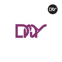 Letter DMY Monogram Logo Design vector