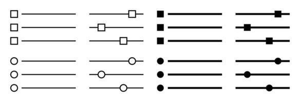 menú o página icono colocar. vector aislado en blanco antecedentes. diseño para aplicación, web.