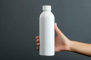 Cream bottle mockup photo