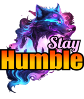 Stay Humble Fox Illustration png