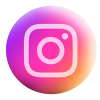 Instagram icon isolated on transparent background social media app symbol high resolution png