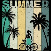 T shirt designs summer vector