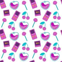 90s elements seamless pattern. old school pattern vector