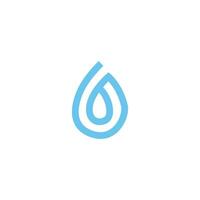 Water drop icon design. Modern droplet icon symbol. Creative vector illustration.