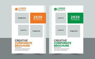 Creative Corporate Brochure Cover. Can Be Adapt. Flyer, Annual Report. vector