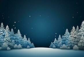 Ai generative Christmas background with negative space realistic image ultra hd high design very detailed photo