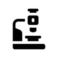 microscope solid icon. vector icon for your website, mobile, presentation, and logo design.