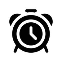 alarm solid icon. vector icon for your website, mobile, presentation, and logo design.