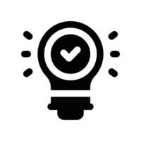 idea sólido icono. vector icono para tu sitio web, móvil, presentación, y logo diseño.