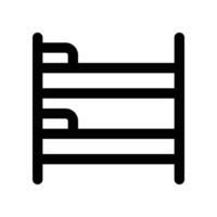 bunkbed line icon. vector icon for your website, mobile, presentation, and logo design.