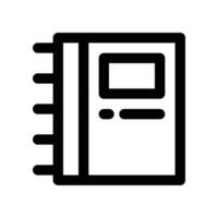 notebook line icon. vector icon for your website, mobile, presentation, and logo design.