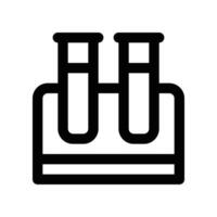 test tube line icon. vector icon for your website, mobile, presentation, and logo design.