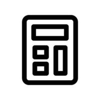 calculator line icon. vector icon for your website, mobile, presentation, and logo design.