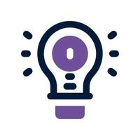 idea dual tone icon. vector icon for your website, mobile, presentation, and logo design.