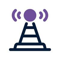 antenna dual tone icon. vector icon for your website, mobile, presentation, and logo design.