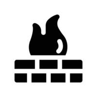 firewall solid icon. vector icon for your website, mobile, presentation, and logo design.