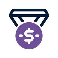medal dual tone icon. vector icon for your website, mobile, presentation, and logo design.