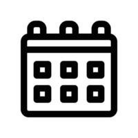 calendar line icon. vector icon for your website, mobile, presentation, and logo design.