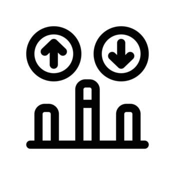 data change line icon. vector icon for your website, mobile, presentation, and logo design.