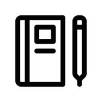 notebook line icon. vector icon for your website, mobile, presentation, and logo design.