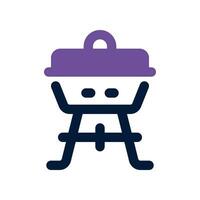 barbeque dual tone icon. vector icon for your website, mobile, presentation, and logo design.