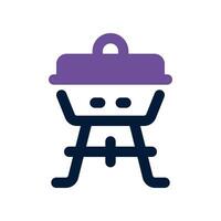 barbeque dual tone icon. vector icon for your website, mobile, presentation, and logo design.