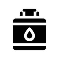gas tank solid icon. vector icon for your website, mobile, presentation, and logo design.