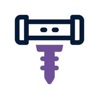 corkscrew dual tone icon. vector icon for your website, mobile, presentation, and logo design.