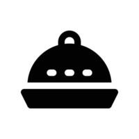 dish solid icon. vector icon for your website, mobile, presentation, and logo design.
