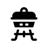 barbeque solid icon. vector icon for your website, mobile, presentation, and logo design.