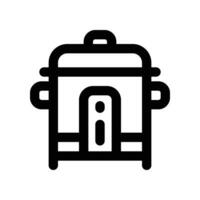 rice cooker line icon. vector icon for your website, mobile, presentation, and logo design.