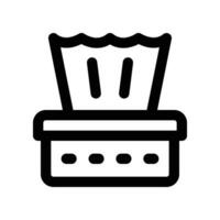 tissue box line icon. vector icon for your website, mobile, presentation, and logo design.