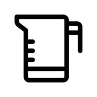 measure cup line icon. vector icon for your website, mobile, presentation, and logo design.