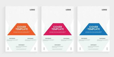 One sided new minimal type brochure flyer cover design with eps-10 source file vector