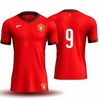 set of soccer jersey or football kit template design photo