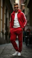 Man in sporty wear photo