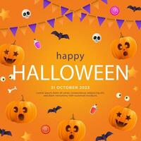 Halloween Gradient Halloween Illustration vector