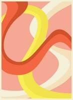 abstract multicolored intersecting lines for a poster or background vector illustration