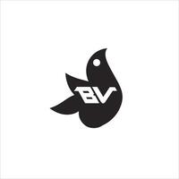 VB BV logo design vector template