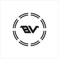 VB BV logo design vector template