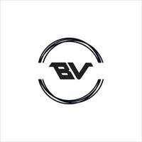 vb bv logo diseño vector modelo