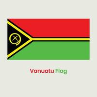 The Vanuatu Flag vector
