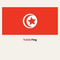 el tuinisia bandera vector