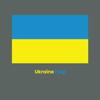 el Ucrania bandera vector